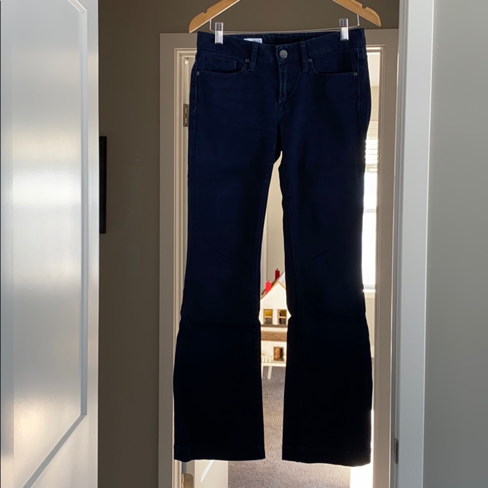 Dark denim flare jeans